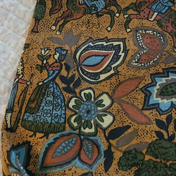 Vintage Boho Purse with Tortoise Handles - Picture 13 of 13